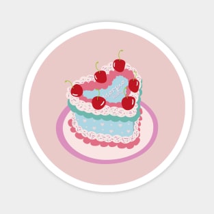 Scorpio Baby Heart Cake Design Magnet